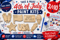 🎨 Take & Make 4th of July Paint Kits